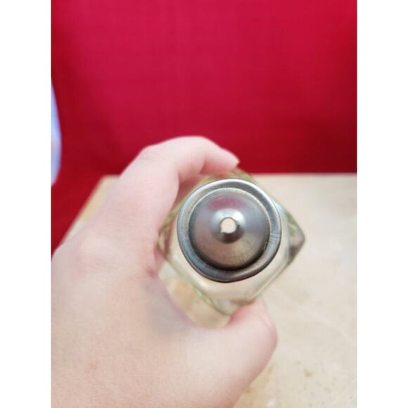 Vintage Oil/Vinegar Bottle - Square Shape Metal Top - Made by Bloomfield - Picture 4 of 4